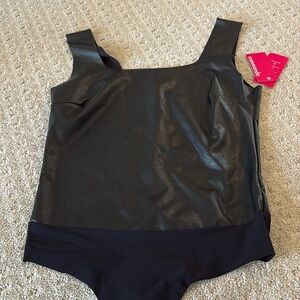 Commando faux leather bodysuit NWT